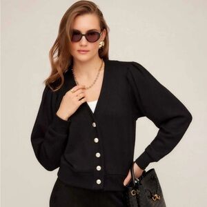 Fifteen Twenty Madeline Cardigan with Pearl Buttons. NWT!